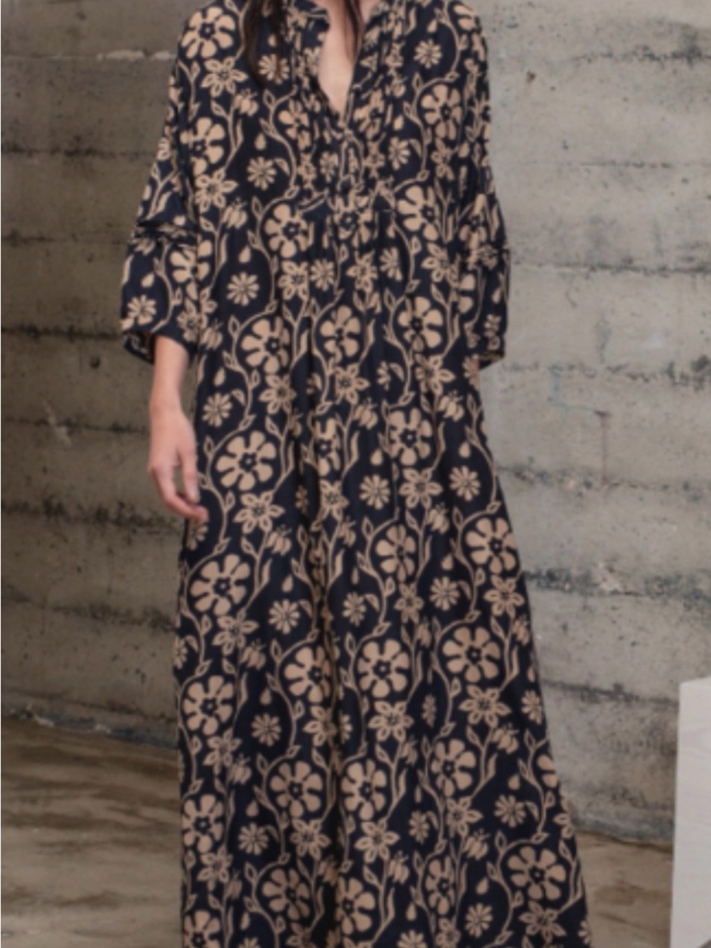 NATALIE MARTIN
SAMMIE MAXI DRESS - BOTANICAL BLACK